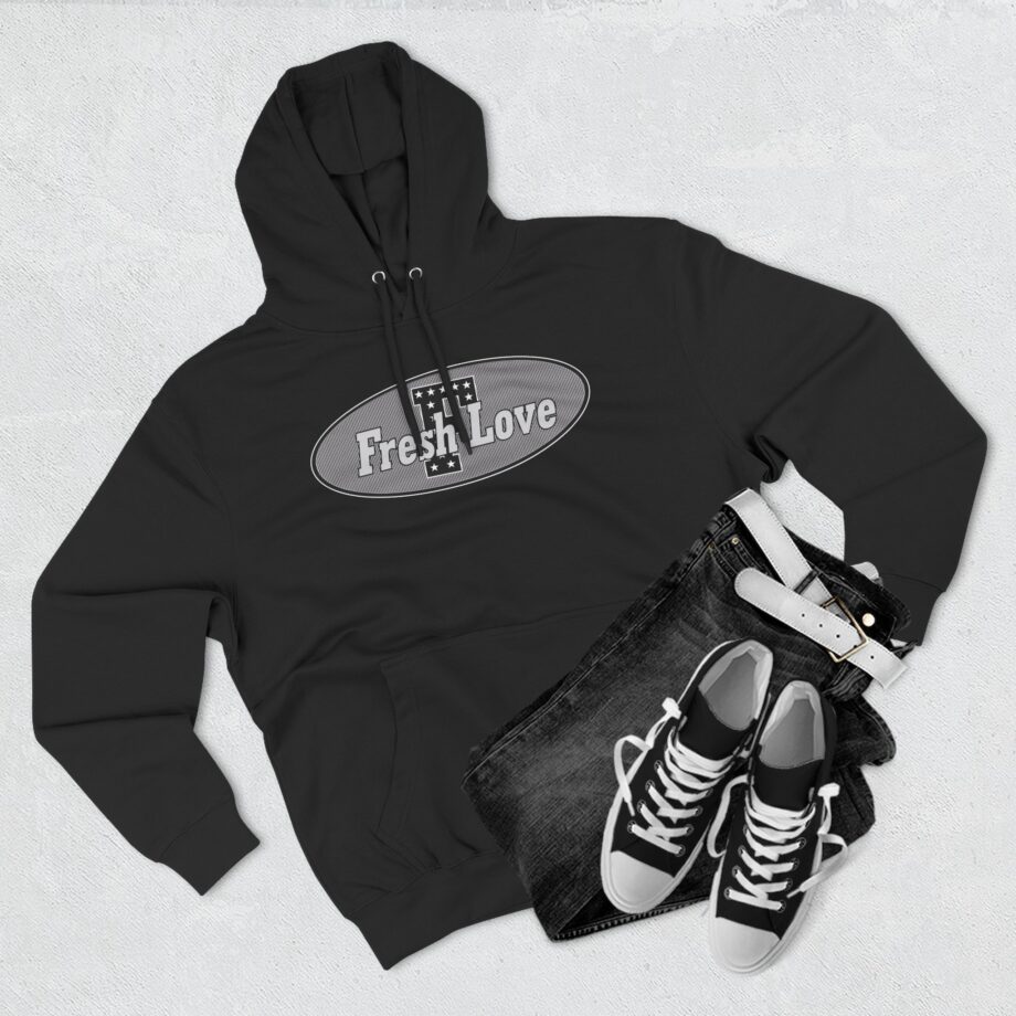 Fresh Love Three Panel Fleece Hoodie