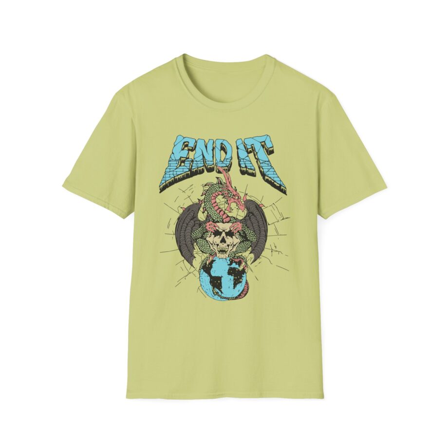End It Dragon Skull Unisex Softstyle T-Shirt