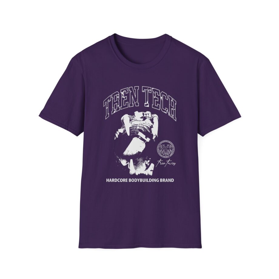Tren Tech Hardcore Bodybuilding Brand Unisex Softstyle T-shirt
