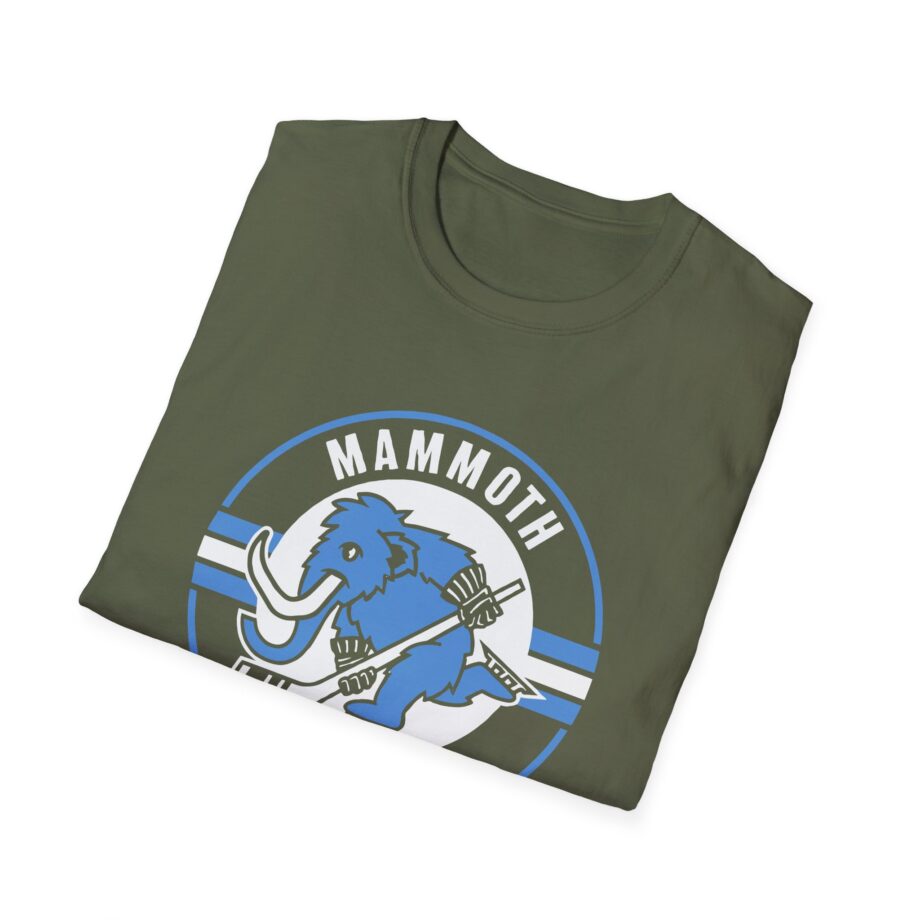 The Mammoth Club Hockey Logo Unisex Softstyle T-Shirt