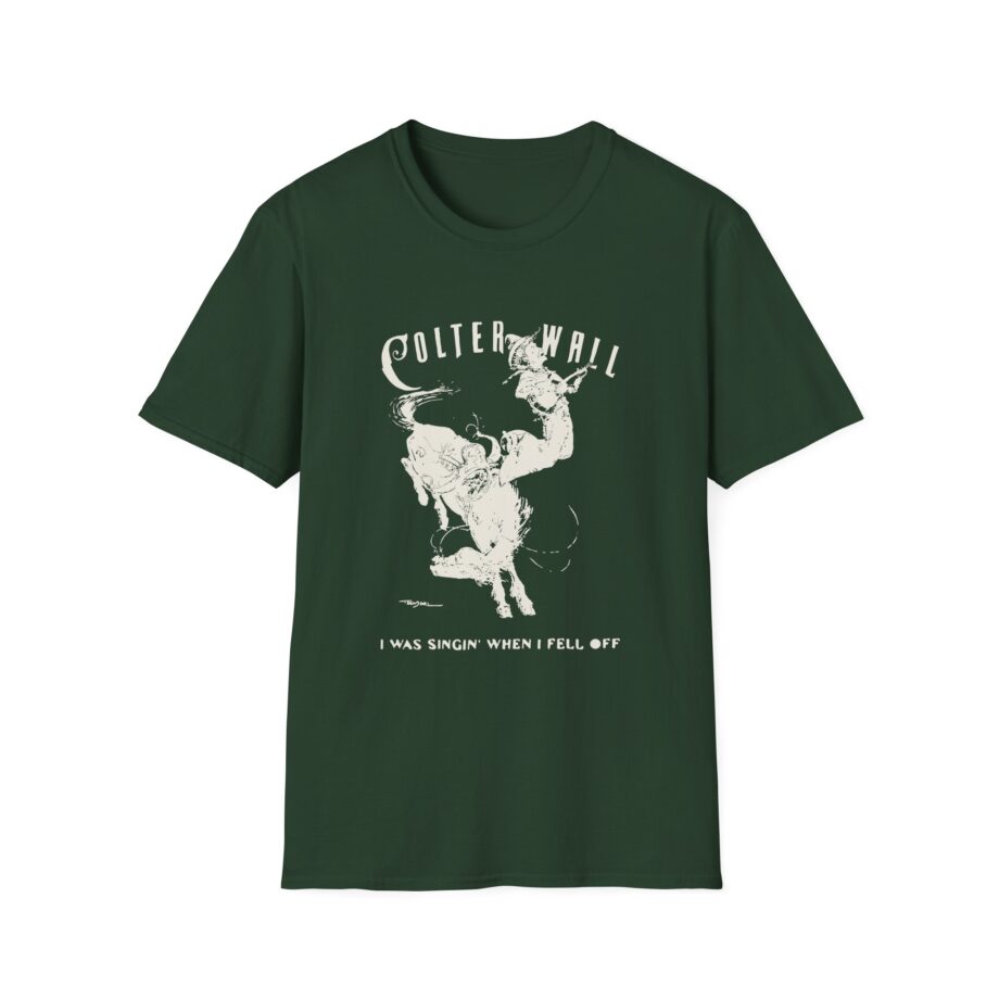 Colter Wall I Was Singin' When I Fell Off Unisex Softstyle T-shirt