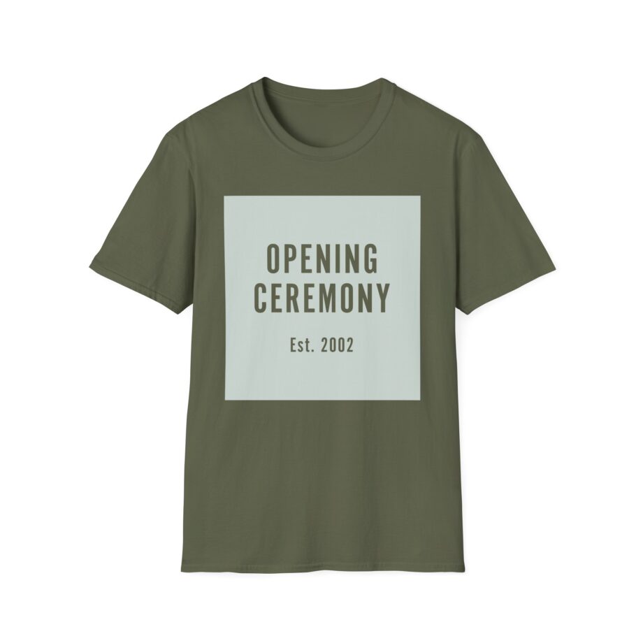 Rewinside Opening Ceremony Est. 2002 Unisex Softstyle T-shirt