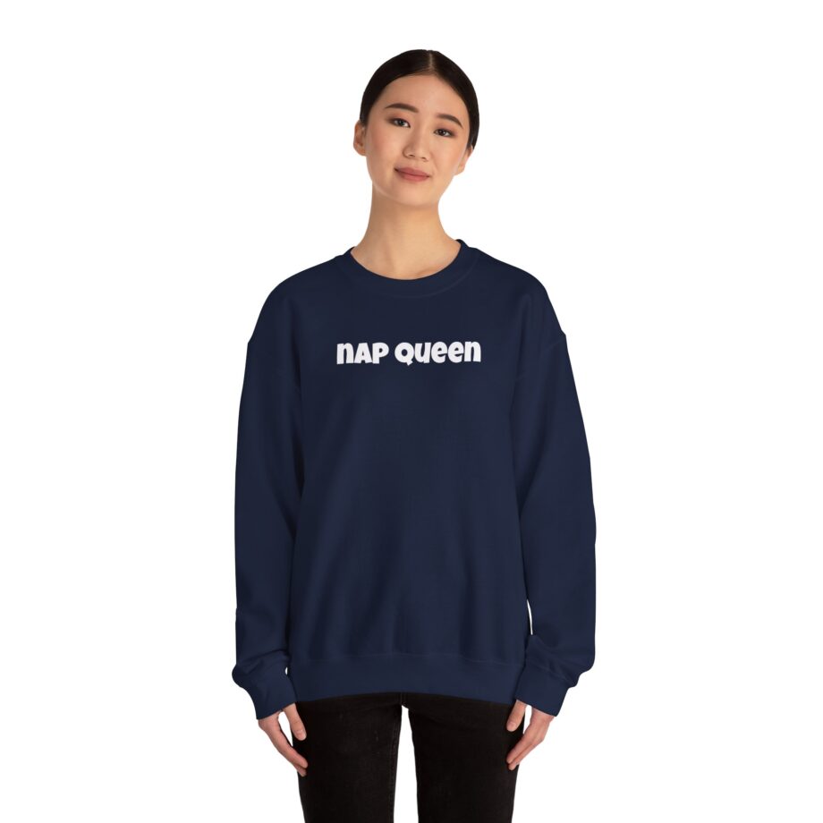 Slushy Noobz Nap Queen Unisex Heavy Blend Crewneck Sweatshirt