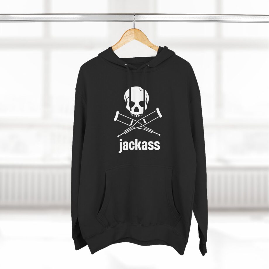 Jackass Logo Three-Panel Fleece Hoodie