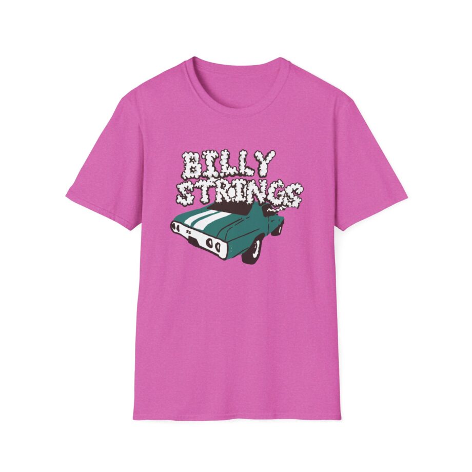 Billy Strings Imogene + Willie X Billy Strings Highway Prayers Green Car Unisex Softstyle T-shirt