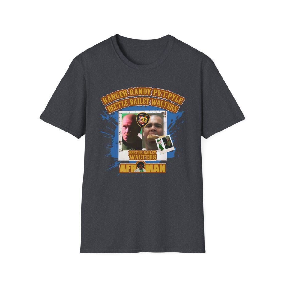 Afroman Ranger Randy Prvate Pyle Beetle Bailey Walters Unisex Softstyle T-Shirt