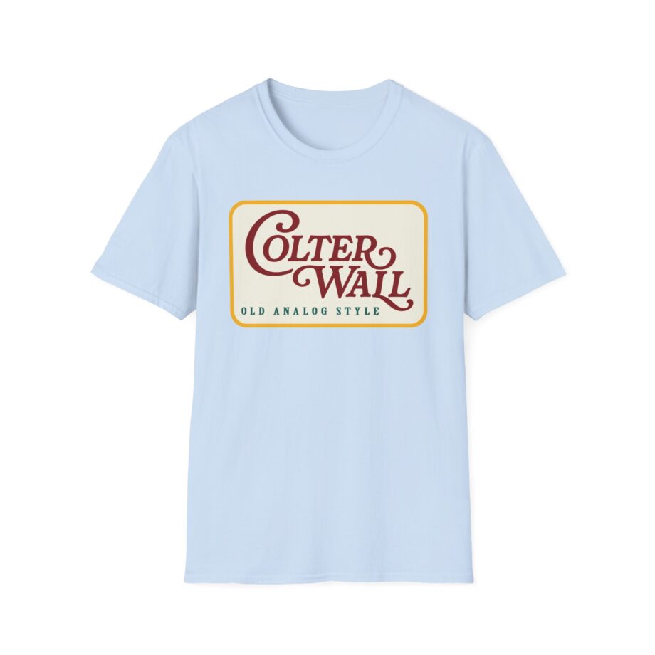 Colter Wall Old Analog Style Unisex Softstyle T-shirt