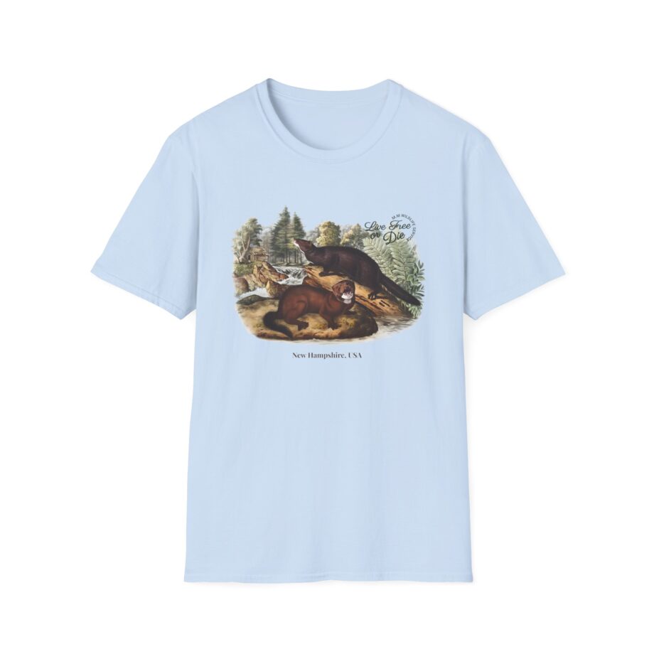 Live Free or Die in Mogul Hampshire Unisex Softstyle T-shirt