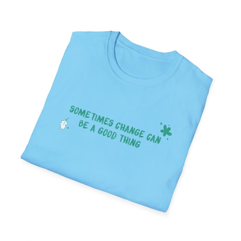 Heartstopper Sometimes Change Can Be a Good Thing Unisex Softstyle T-Shirt