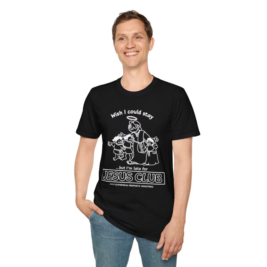 Supermega Jesus Club Unisex Softstyle T-shirt