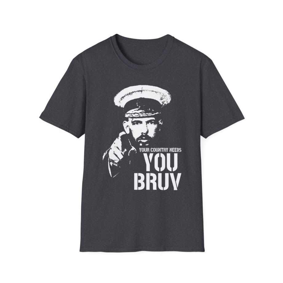 Andrew Tate Your Country Needs You Bruv Unisex Softstyle T-shirt