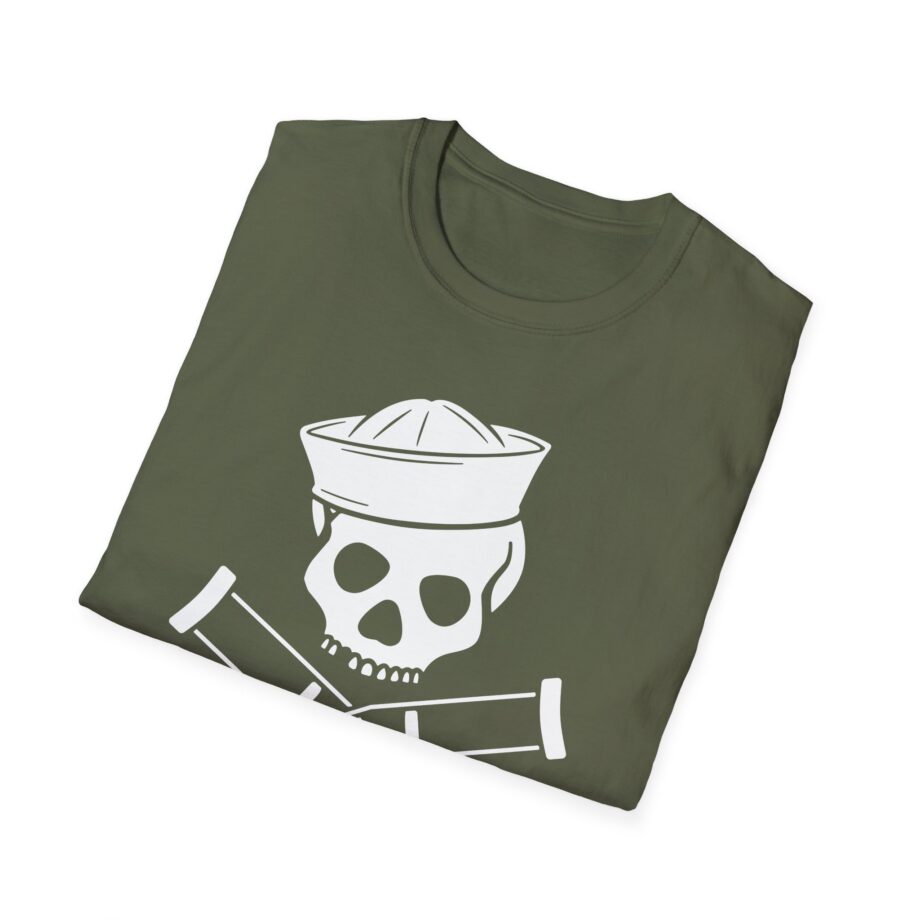 Jackass Sailor Skull & Crossbones Unisex Softstyle T-Shirt