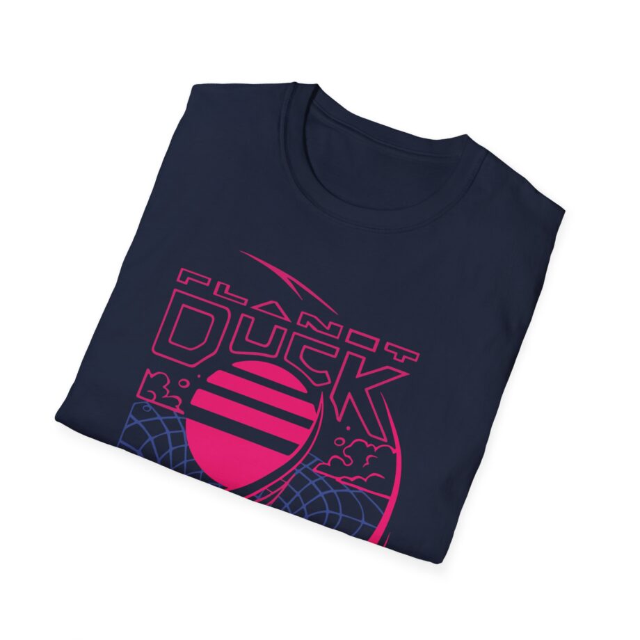 Quackity Plandy Dusk Neon Time Travel Unisex Softstyle T-shirt