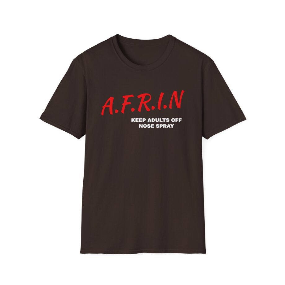 Nate Bargatze Afrin Keep Adults of Nose Spray Unisex Softstyle T-Shirt