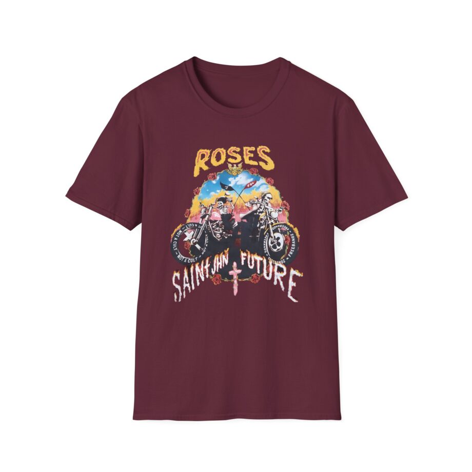 Not a Cult X Freebandz Roses Unisex Softstyle T-Shirt