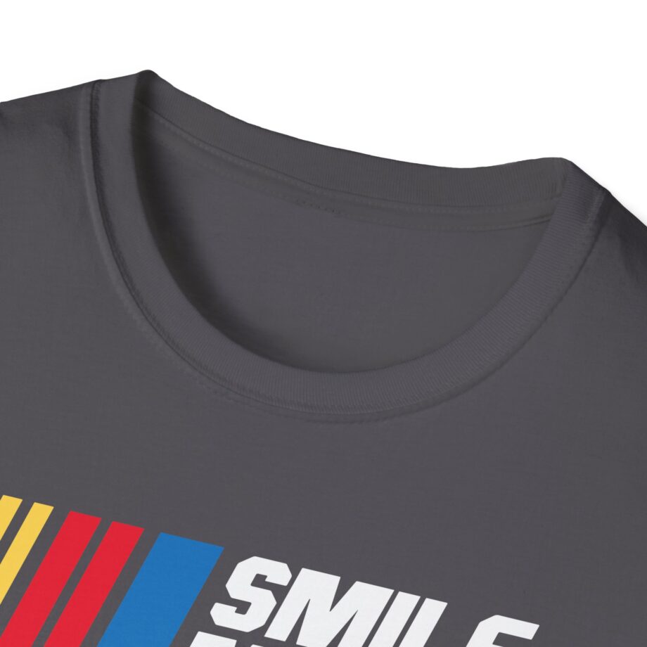 Roman Atwood Smile More Racing Unisex Softstyle T-shirt