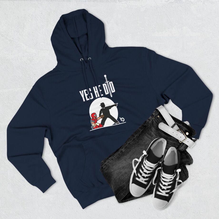 Trevor Bauer Yes He Did Three-Panel Fleece Hoodie