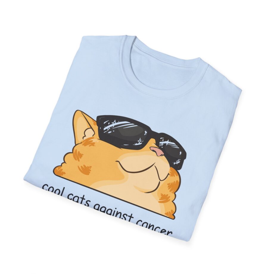 Lilsimsie Cool Cats Against Cancer Unisex Softstyle T-shirt