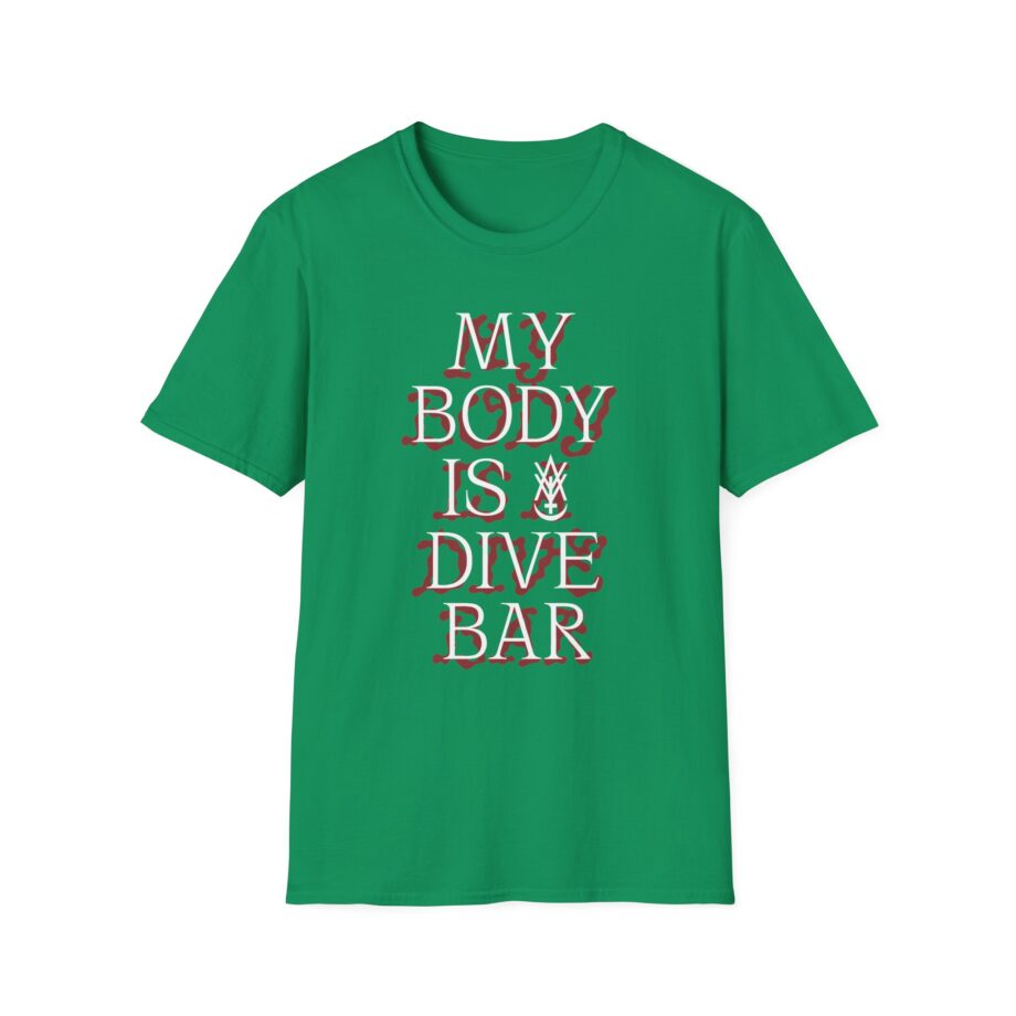 Amigo the Devil My Body is Dive Bar Unisex Softstyle T-shirt