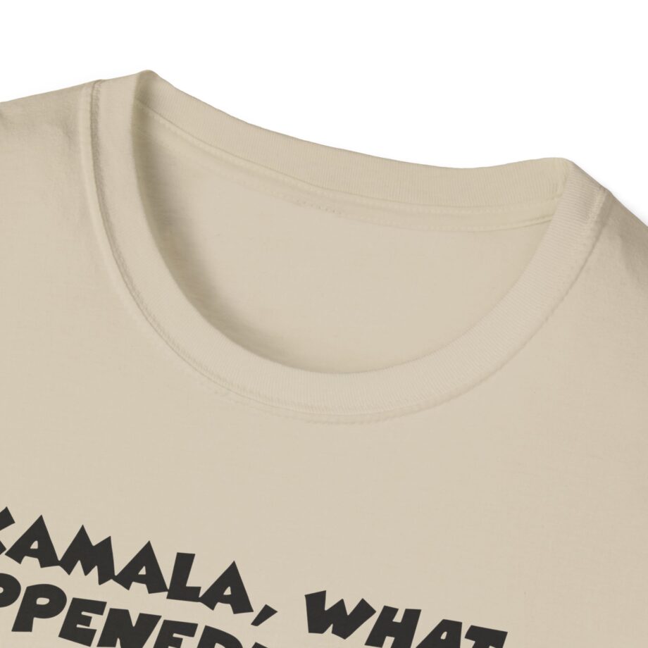 James Droz Kamala, What Happeneduhhh Unisex Softstyle T-shirt