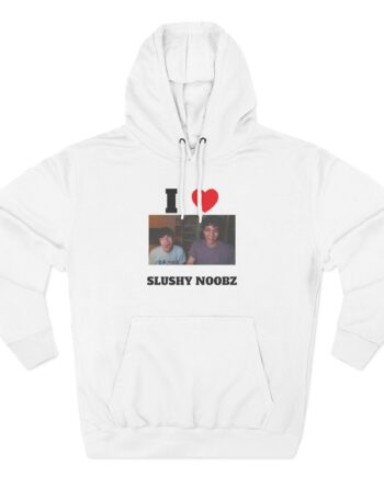 I Heart Slushy Noobz Three-panel Fleece Hoodie