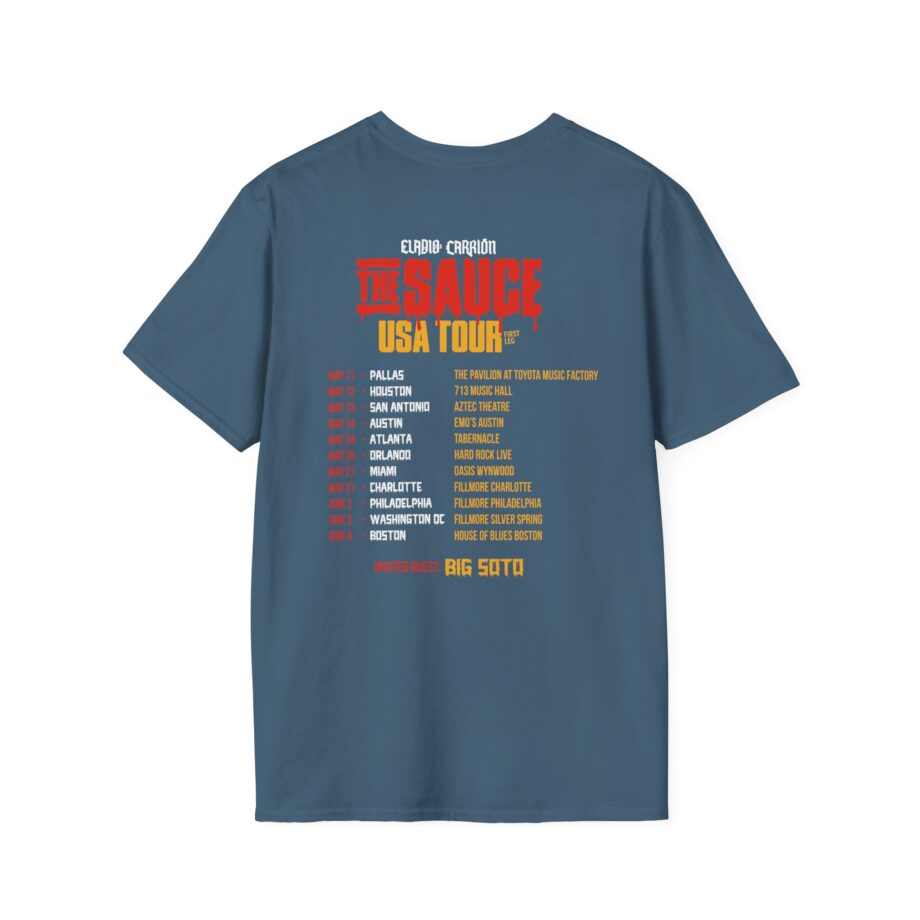 Eladio Carrion Sauce Boyz Usa Tour Unisex Softstyle T-Shirt