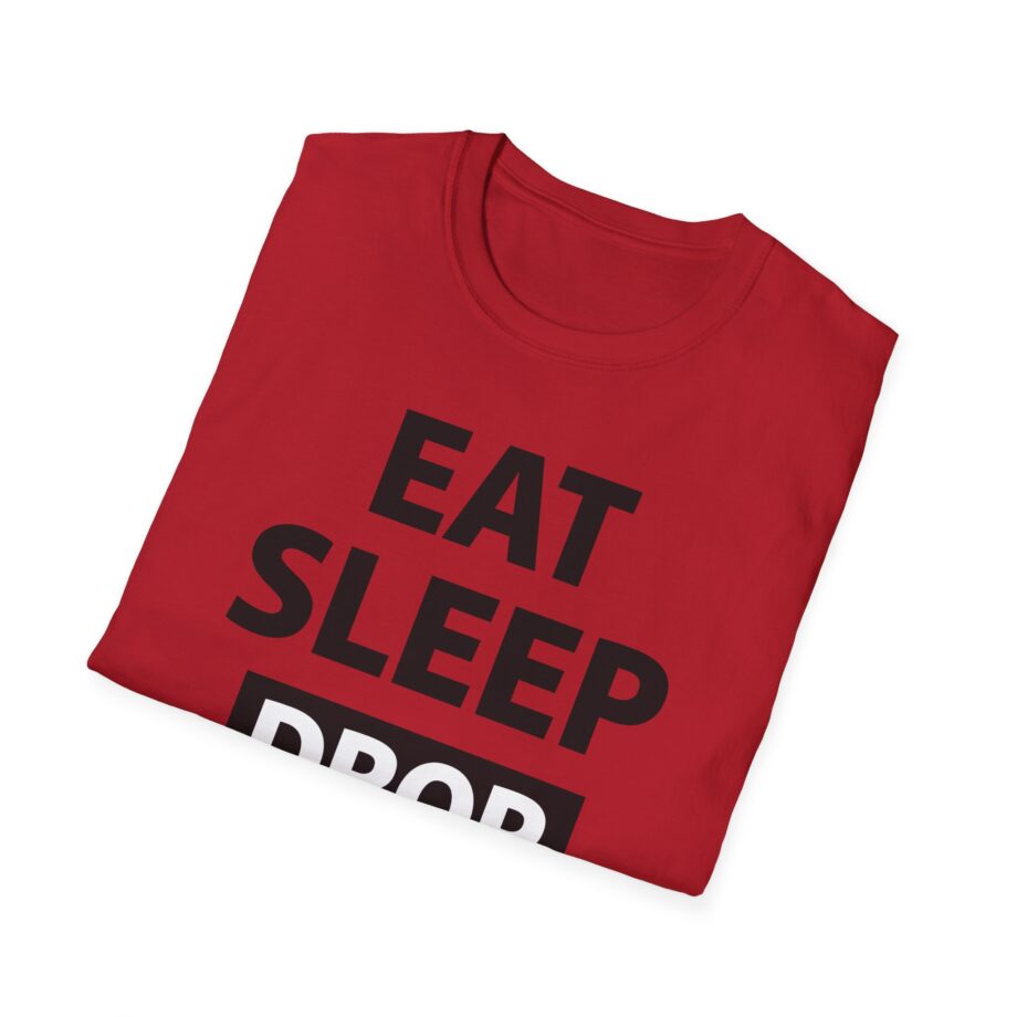 Morgz Eat Sleep Drop Repeat Unisex Softstyle T-Shirt