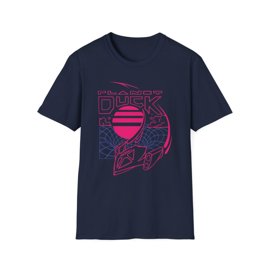 Quackity Plandy Dusk Neon Time Travel Unisex Softstyle T-shirt