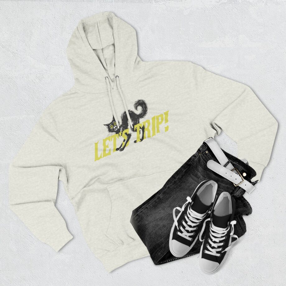 Sturniolo Let's Trip Cat Three-panel Fleece Hoodie