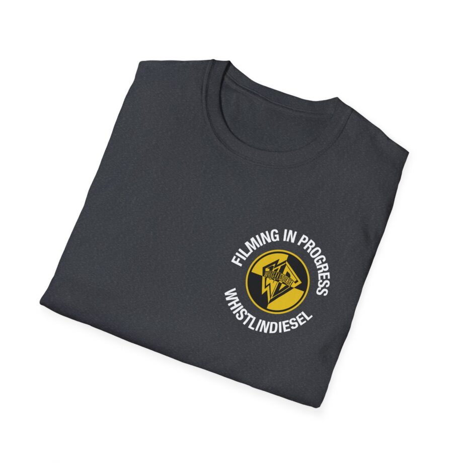 Whistlindiesel Filming in Progress Unisex Softstyle T-shirt
