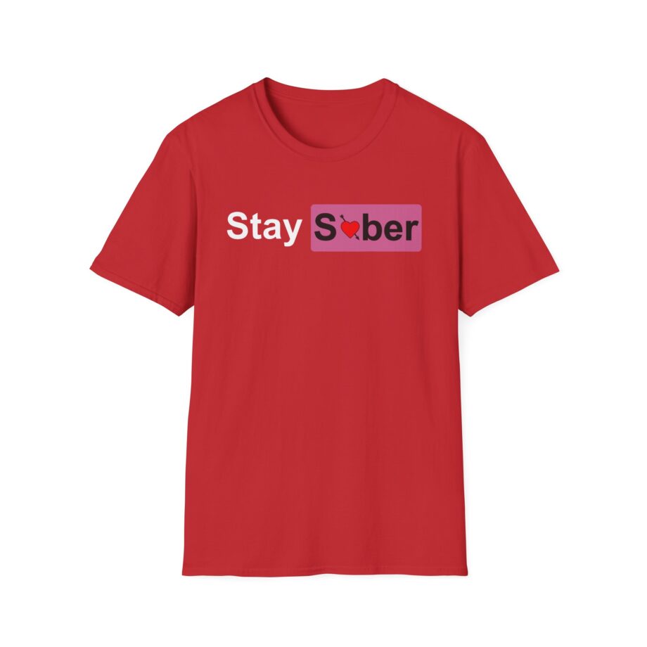 D’aydrian Harding Stay Sober Valentine's Day Unisex Softstyle T-shirt