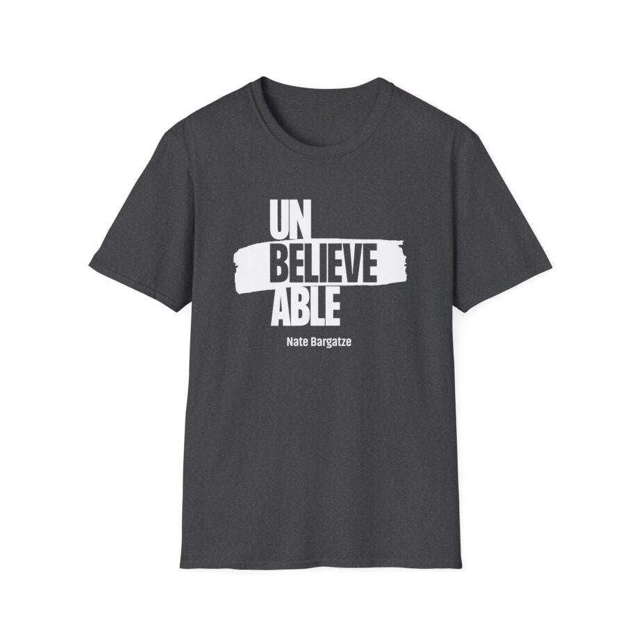Nate Bargatze  Unbelievable Unisex Softstyle T-Shirt