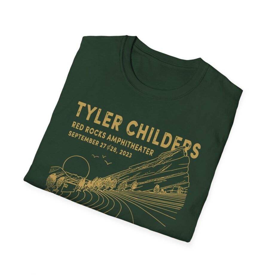 Tyler Childers Red Rocks '23 Unisex Softstyle T-shirt