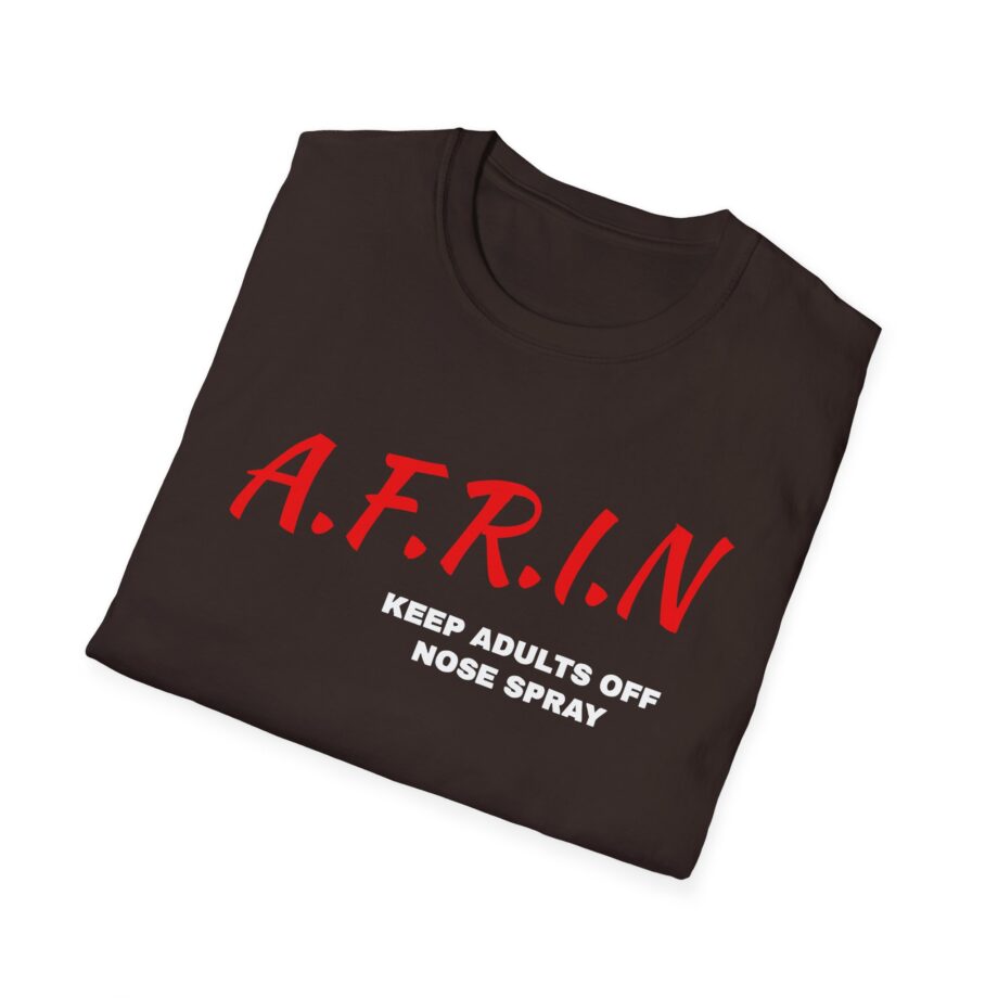 Nate Bargatze Afrin Keep Adults of Nose Spray Unisex Softstyle T-Shirt