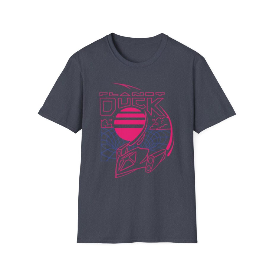 Quackity Plandy Dusk Neon Time Travel Unisex Softstyle T-shirt