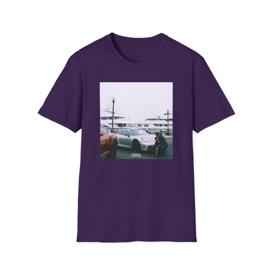 Larry June Spaceships on the Blade Unisex Softstyle T-shirt