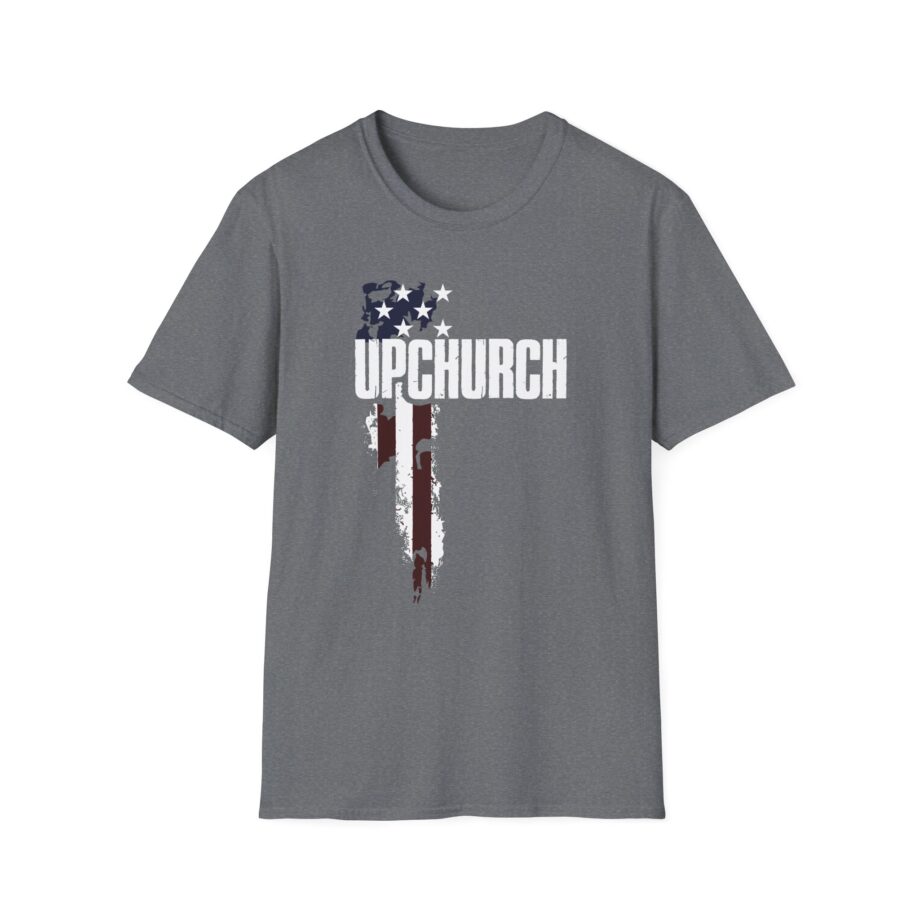 Upchurch Family American Flag Graphic Unisex Softstyle T-Shirt