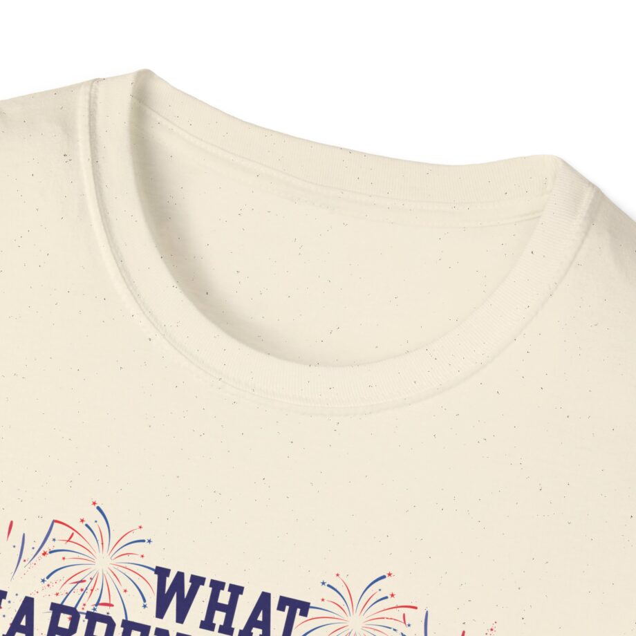 James Droz What Happeneduhhh Unisex Softstyle T-shirt