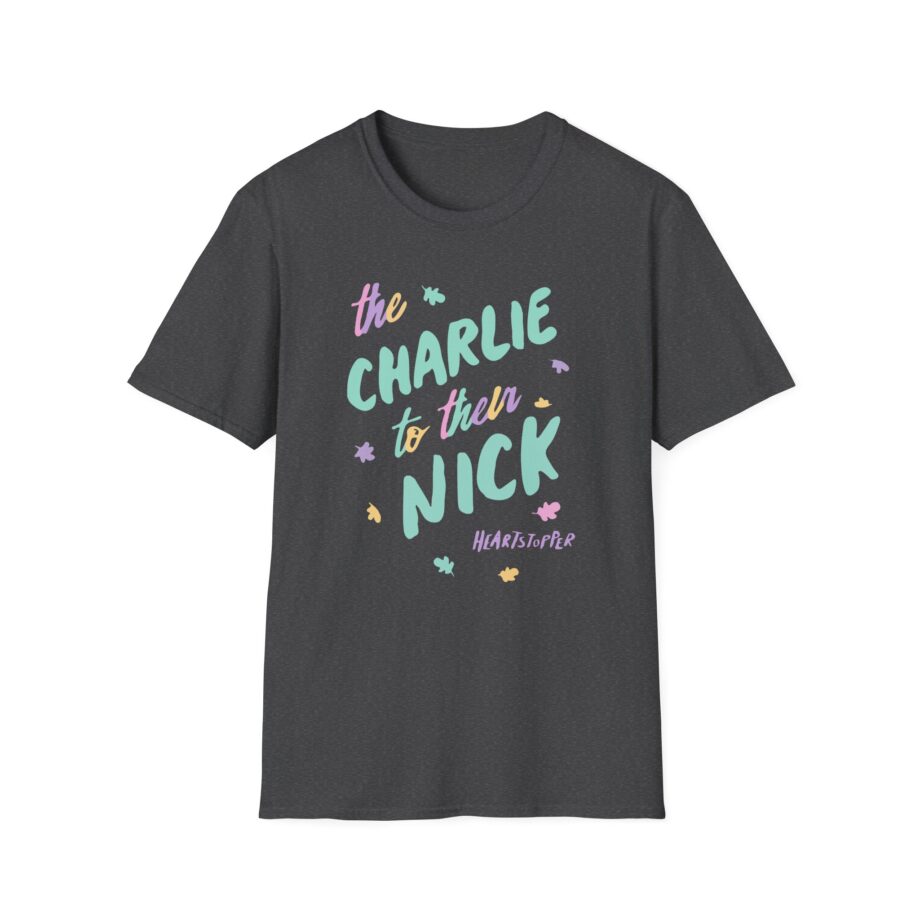 Heartstopper Charlie to Nick Pride Unisex Softstyle T-Shirt
