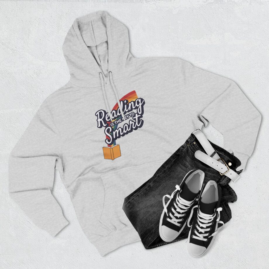 Nate Bargatze Reading is the Key to Smart Three-panel Fleece Hoodie