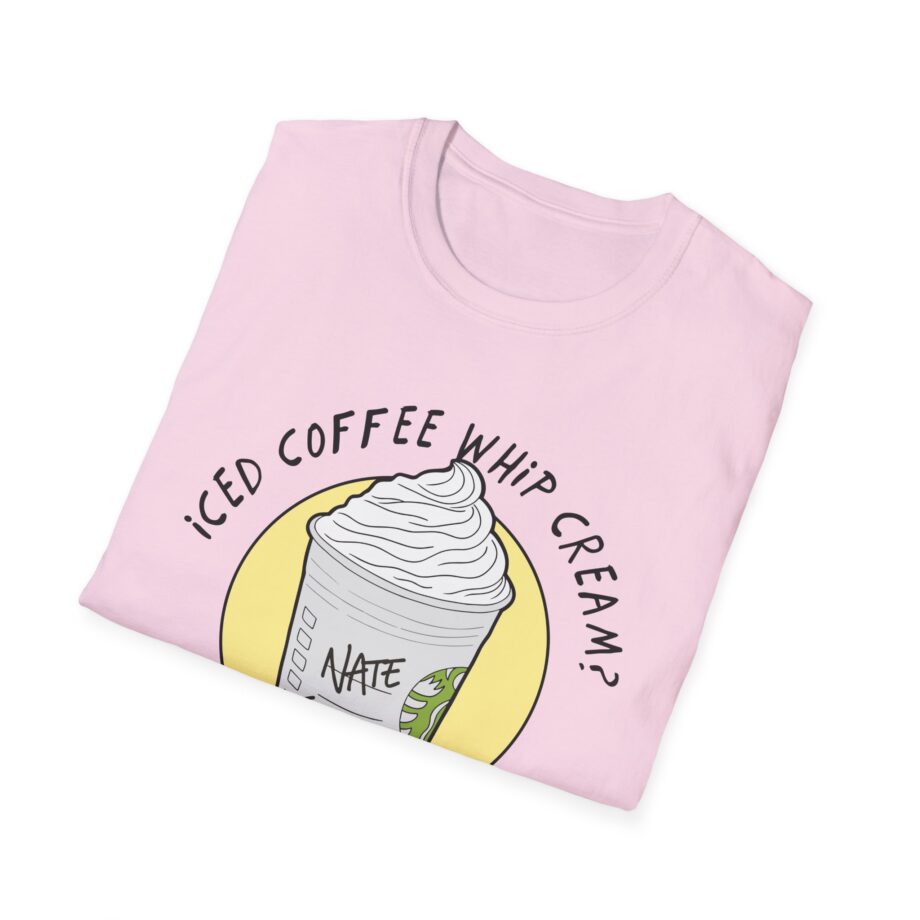 Nate Bargatze  Iced Coffee Whip Cream Unisex Softstyle T-Shirt