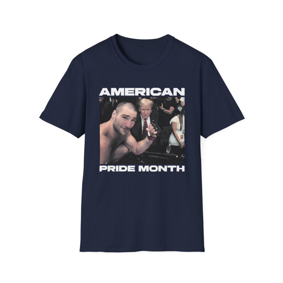 Sean Strickland American Pride Month Unisex Softstyle T-shirt