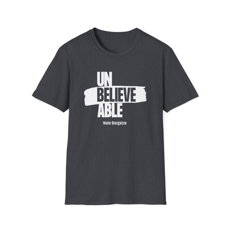 Nate Bargatze  Unbelievable Unisex Softstyle T-Shirt