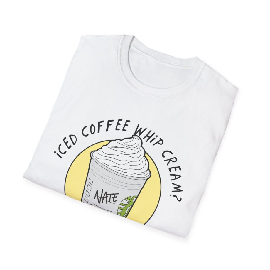 Nate Bargatze  Iced Coffee Whip Cream Unisex Softstyle T-Shirt