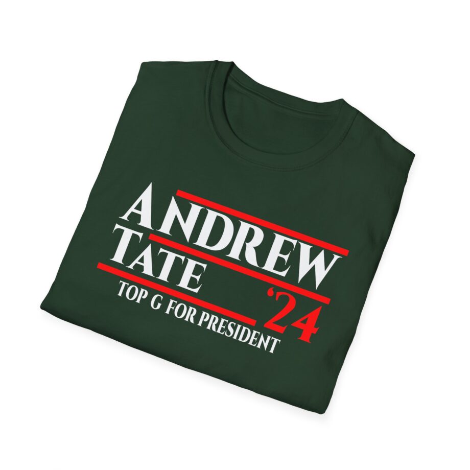 Andrew Tate Top G for President 2024 Unisex Softstyle T-Shirt