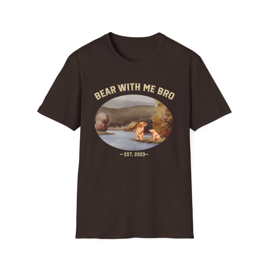 Sadie Crowell Bear With Me Bro Unisex Softstyle T-shirt