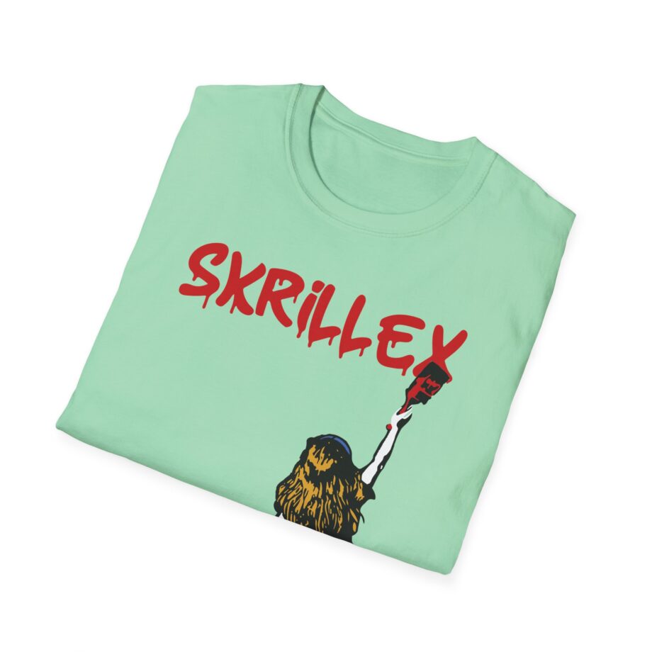 skrillex red girl Unisex Softstyle T-Shirt