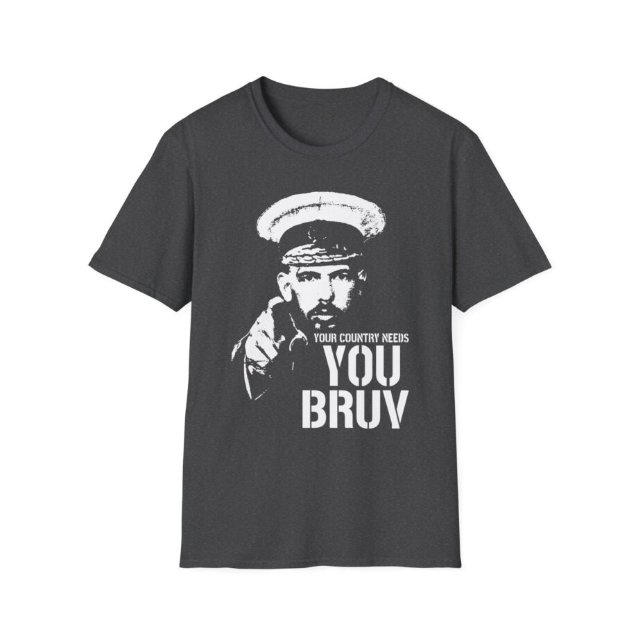 Andrew Tate Your Country Needs You Bruv Unisex Softstyle T-shirt