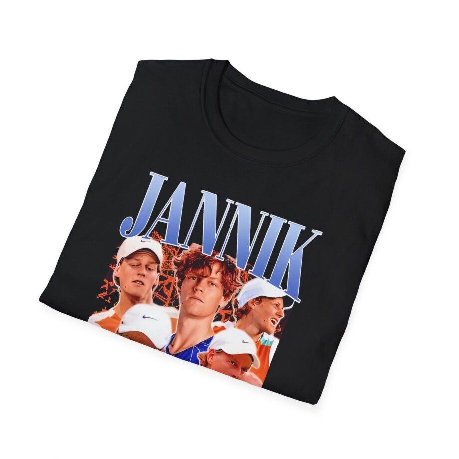 Jannik Sinner Retro Art Unisex Softstyle T-Shirt