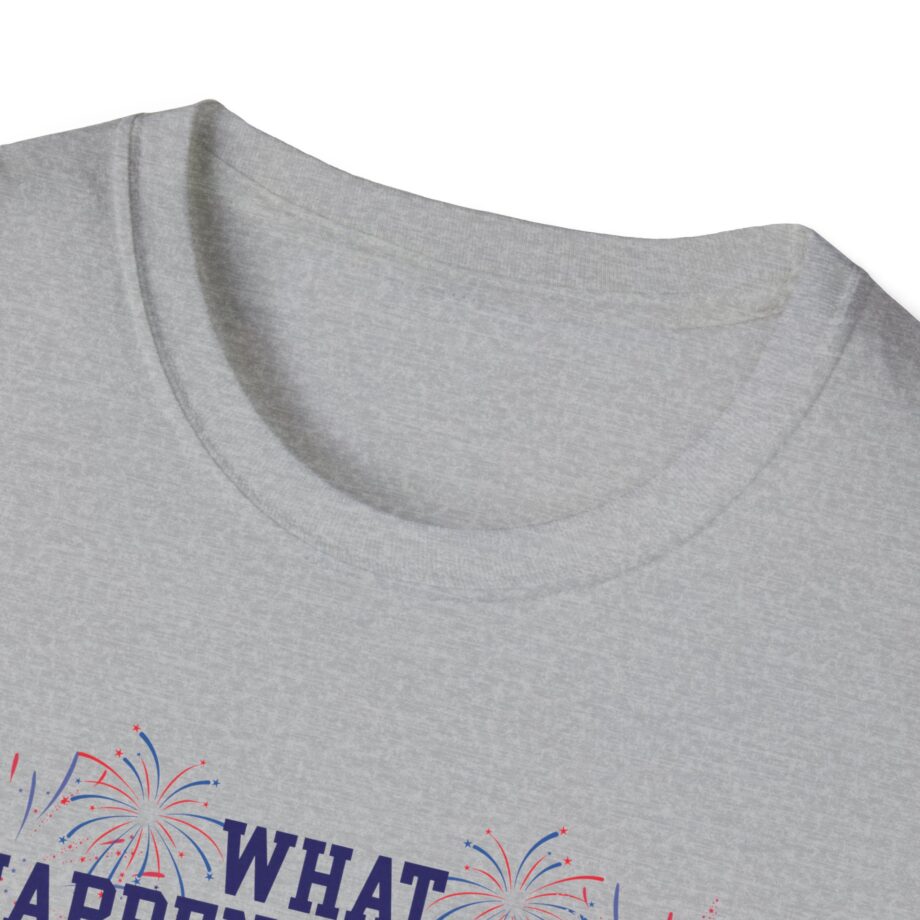 James Droz What Happeneduhhh Unisex Softstyle T-shirt